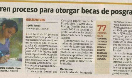 ABREN PROCESO PARA OTORGAR BECAS DE POSGRADO – SIGLO 21