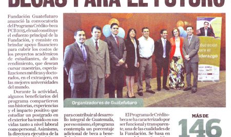 BECAS PARA EL FUTURO – NUESTRO DIARIO