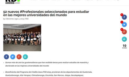 52 NUEVOS #PROFESIONALES SELECCIONADOS PARA ESTUDIAR EN LAS MEJORES UNIVERSIDADES DEL MUNDO