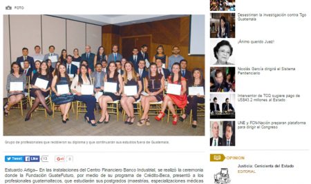 EL PERIÓDICO: GUATEFUTURO PRESENTA A BENEFICIARIOS
