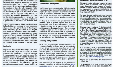 GUATEFUTURO, FORMANDO LÍDERES